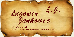 Lugomir Janković vizit kartica